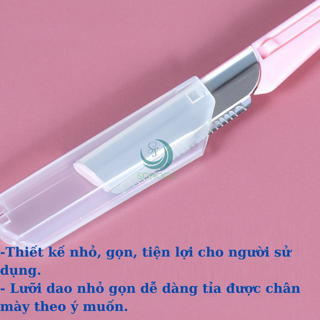 Bộ 3 Dụng Cụ Cắt Tỉa Lông Mày An Toàn, Nhỏ Gọn, Tiện Dụng, Dễ Sử Dụng