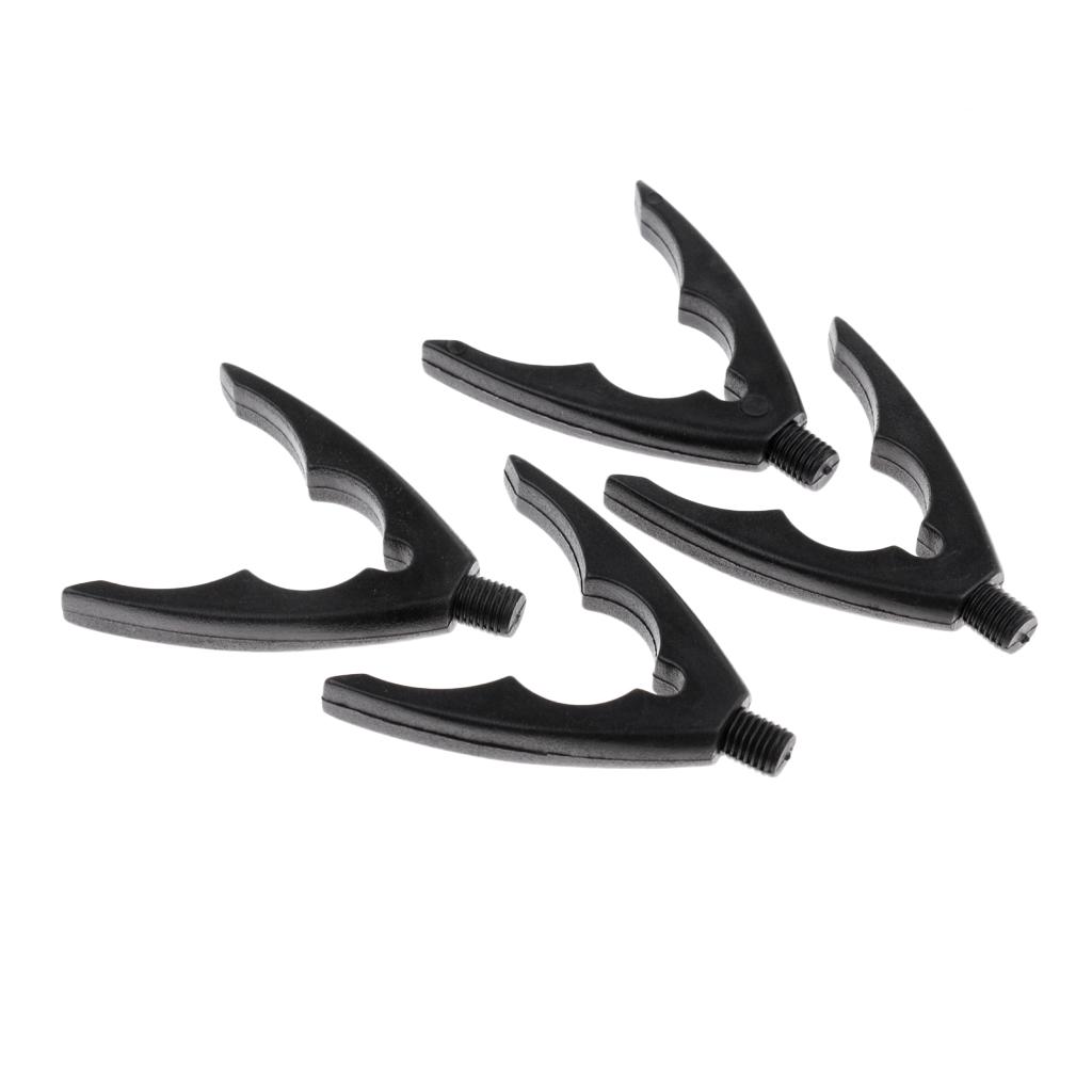 4pcs Fishing Rod Rest Butt Fishing Rod Gripper Fishing Rod Butt Grips 7.2cm