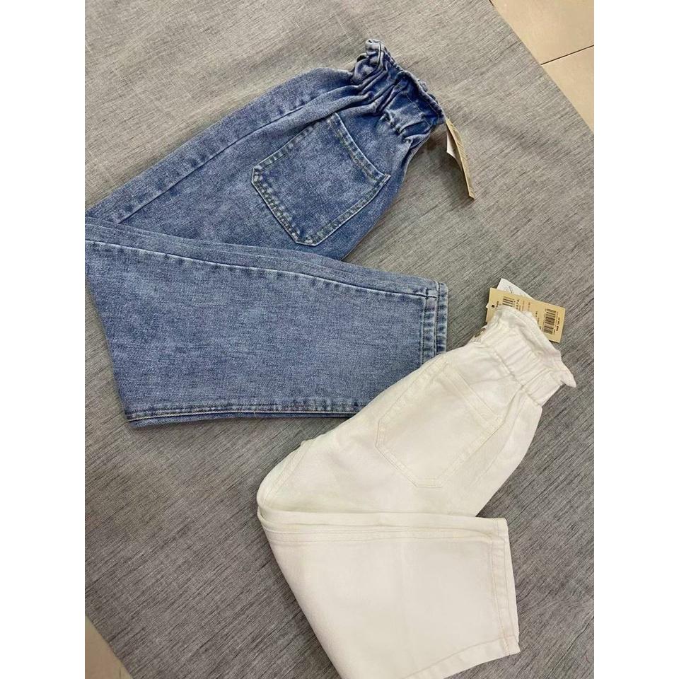 Quần Jeans Chun Bé Gái