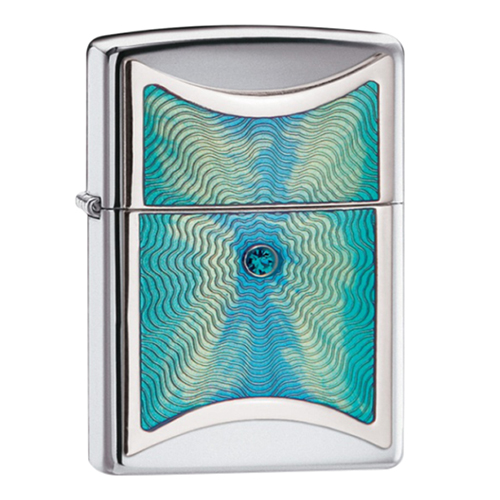 Bật Lửa Zippo 20884 Splash Emblem High Polished Chrome