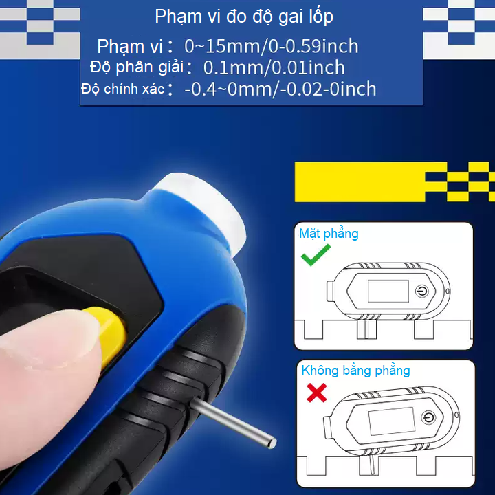 Đồng hồ đo áp suất lốp điện tử Michelin M2209, màn hình LCD 1 inch, đơn vị đo Psi, Kpa, Bar, At - Hàng Chính Hãng