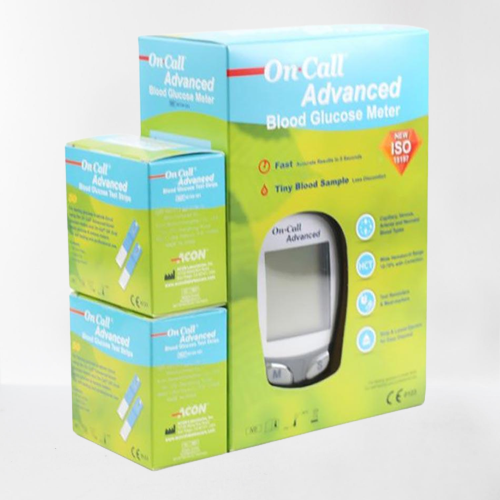 Máy đo đường huyết On Call Advanced chính hãng kèm 25 que