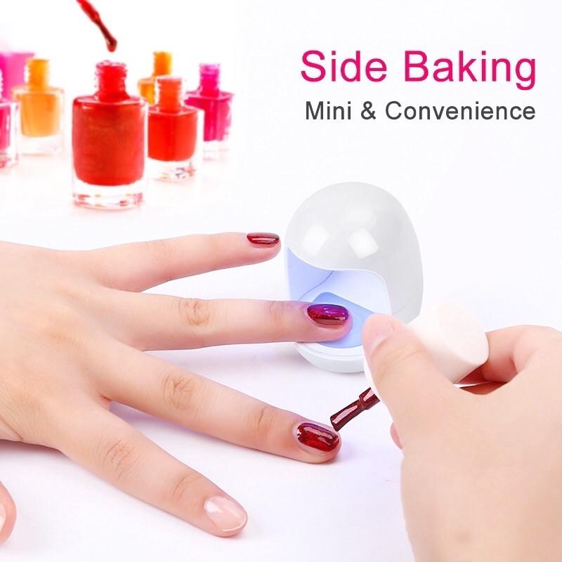 Đèn LED UV hơ móng tay 3W , đèn hơ mini. máy hơ nail