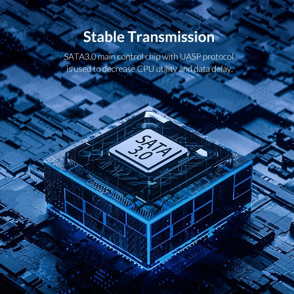 Case USB 3.0 HDD Enclosure for 2.5'' /3.5" UASP SSD HDD