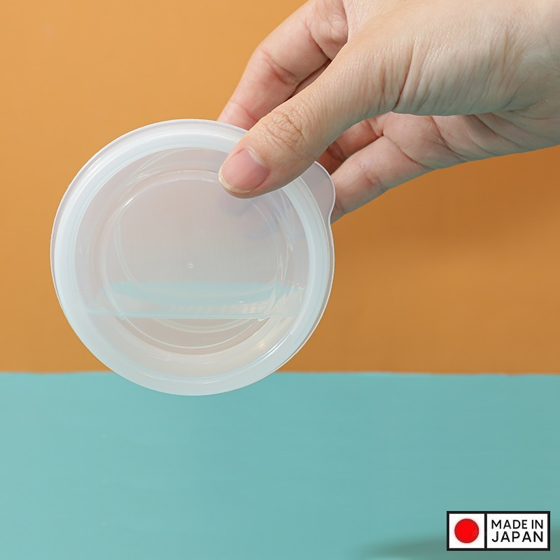 Bộ 03 hộp nhựa bảo quản thực phẩm hình tròn 180ml - Hàng nội địa Nhật Bản