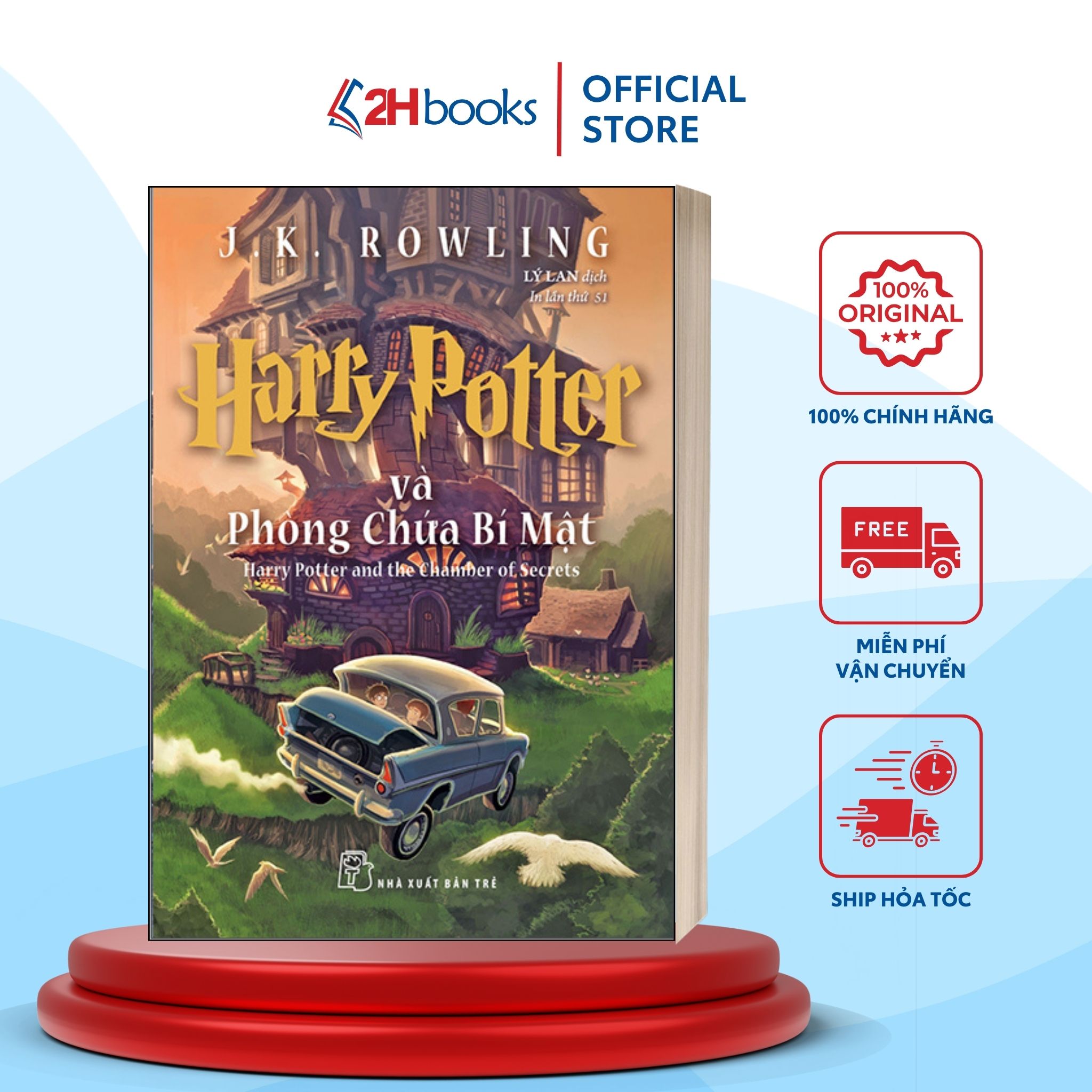 Sách- Harry Potter Tập 2- Harry Potter và Phòng Chứa Bí Mật (Tái Bản 2022)- 2HBooks