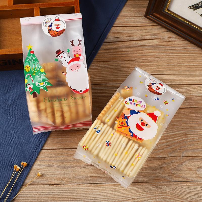 Túi đựng bánh quy ,túi đựng snack bánh dứa, Giáng sinh - KING OF OPP