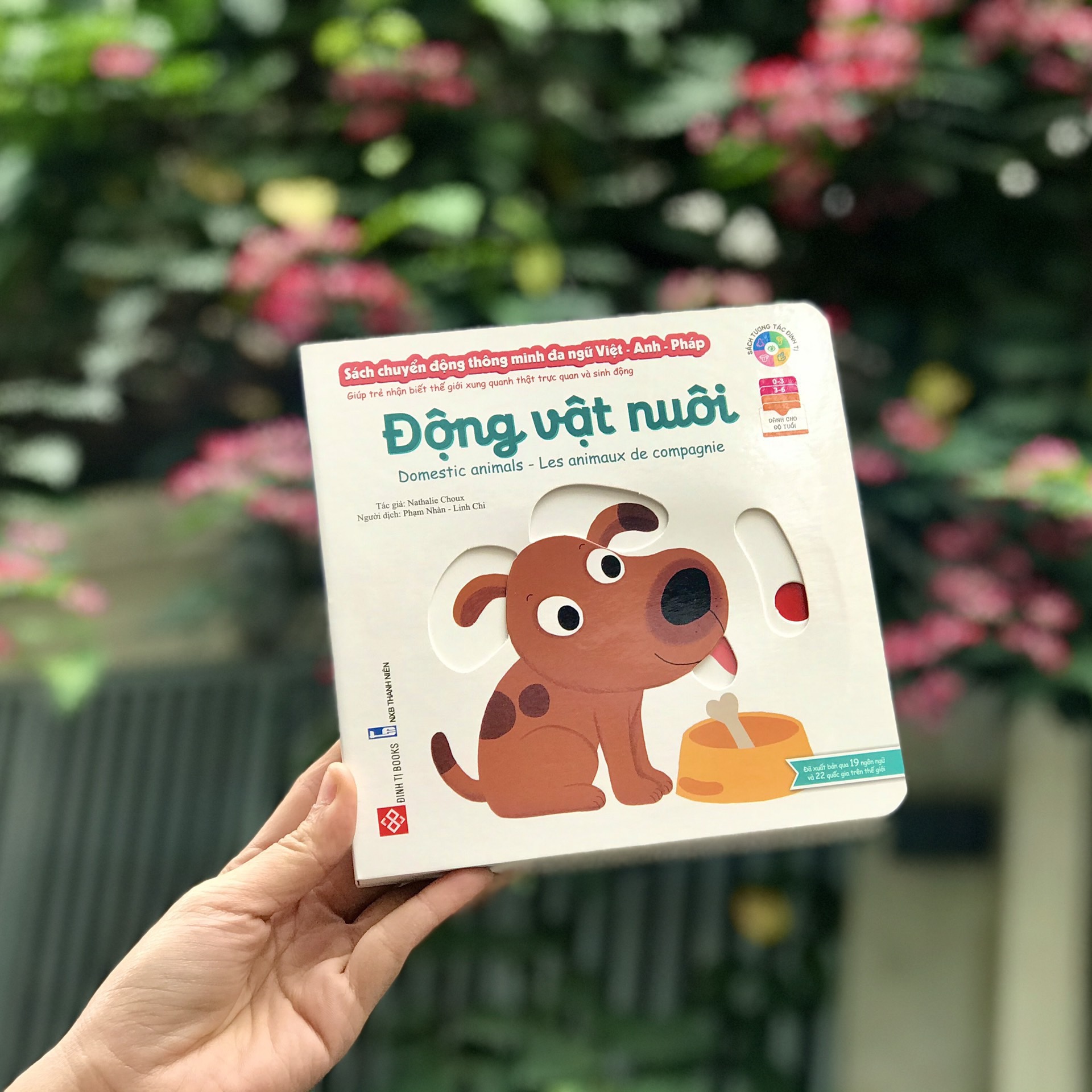 Sách tương tác chuyển động thông minh đa ngữ Việt - Anh - Pháp (Nhiều chủ đề) - Đinh Tị - Mộc Nhiên