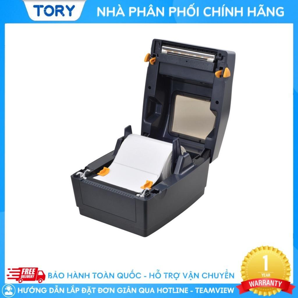 Máy in mã vạch, in tem Xprinter XP- DT426B. Máy in nhiệt trực tiếp, in tem, nhãn khổ giấy sàn TMDT [HÀNG CHÍNH HÃNG]