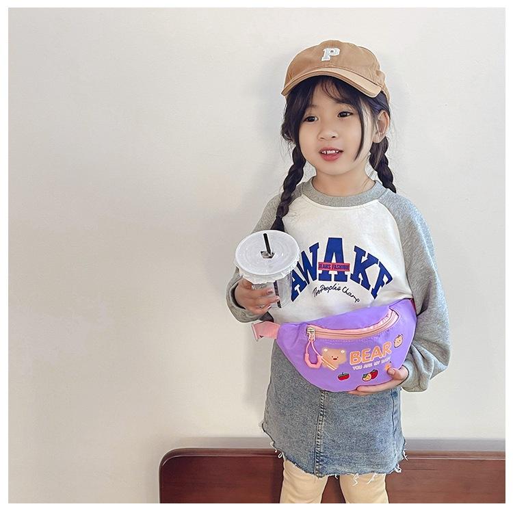 Túi Đeo Chéo Bao Tử Cho Bé 24x14x5cm Mẫu Bao Tử Bear