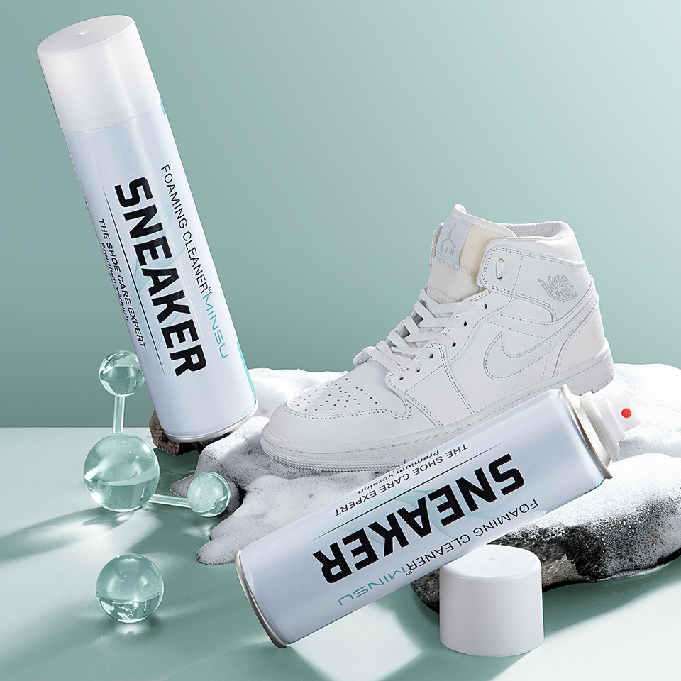 Chai Xịt Vệ Sinh Giày Sneaker NANO Bọt Tuyết M5955 Giặt Khô Siêu Tốc Bảo Vệ Giày Khỏi Bị Ố Vàng, Mục, Phai Màu