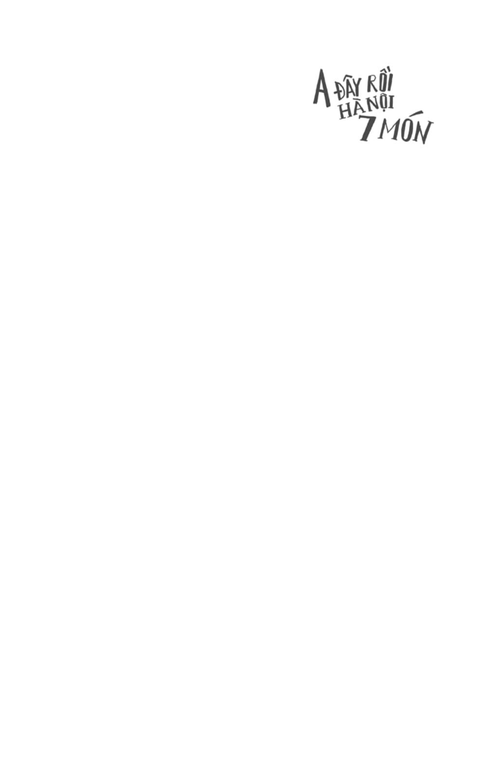 Sách A Đây Rồi Hà Nội 7 Món (Tản Văn)