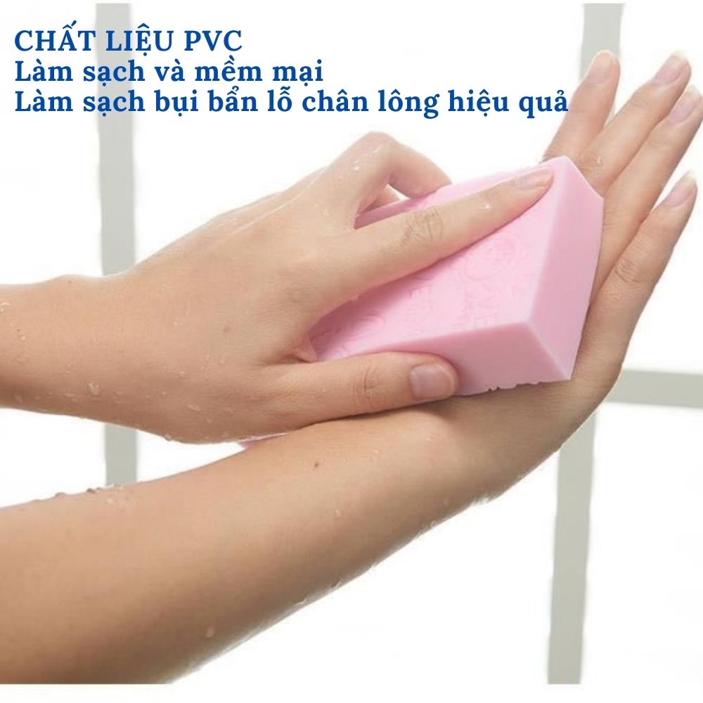 Miếng Mút Kỳ Ghét Hàn Quốc PORORO Siêu Mềm Mại Tẩy Da Chết Tạo Bọt Bảo Vệ Da Nhiều Màu Dễ Thương