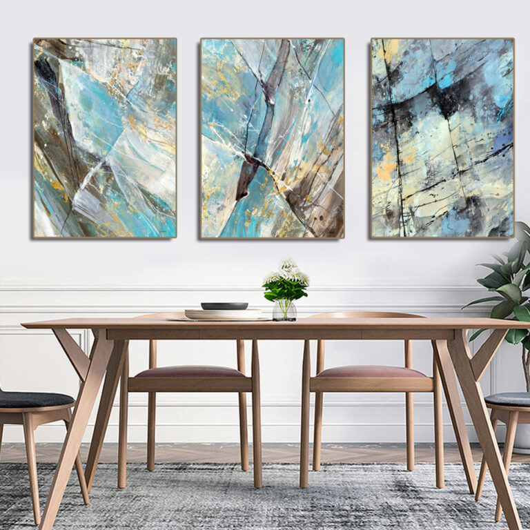 [ Tranh nghệ thuật ] Bộ 3 tranh canvas treo tường trang trí phòng khách,phòng ăn, phòng ngủ TT-354