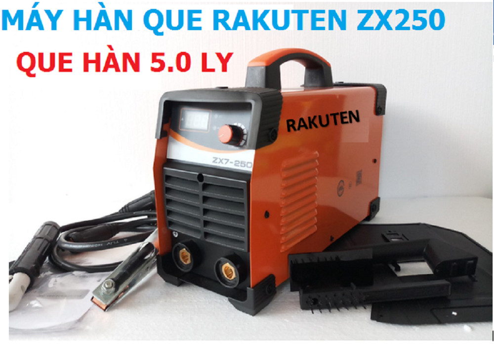 Máy hàn điện tử cao cấp RAKUTEN ZX-250A - Hàn que 5.0 Ly