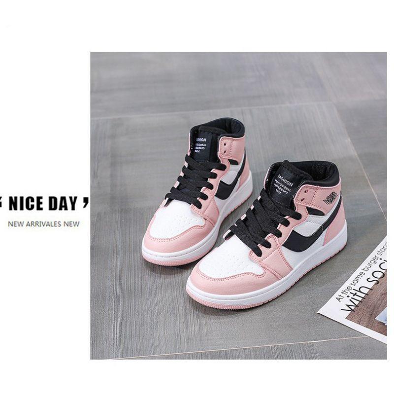 (Hàng sẵn)Giày jd nữ sneaker cổ cao hot trend full size