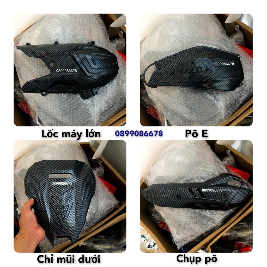 Phụ kiện Ốp Carbon Dành Cho Xe AB/ AirBlade 125/150 đời 2020 / 2021