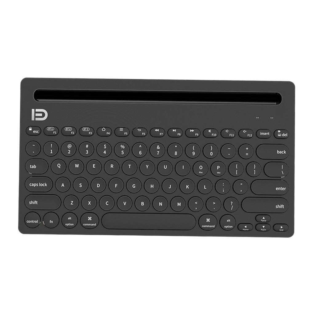 Multi-Device Bluetooth Keyboard Mini for Tablet Android PC Black