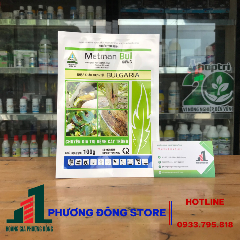 Thuốc trị nấm bệnh  Metman Bul 68WG - gói 100g, gói 500g