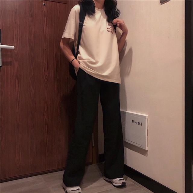 Áo thun tay lỡ form rộng