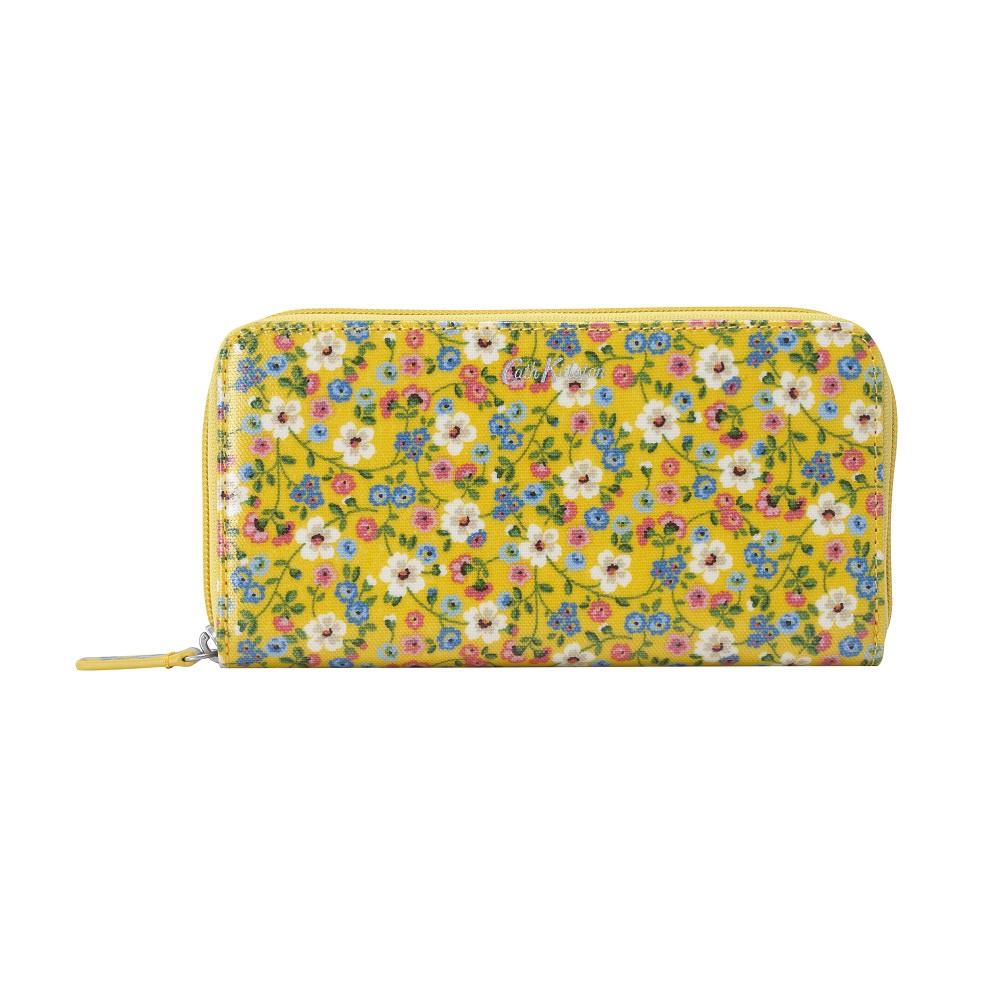 Cath Kidston - Ví cầm tay Continental Zip Wallet Pembridge Ditsy - 1010022 - Yellow