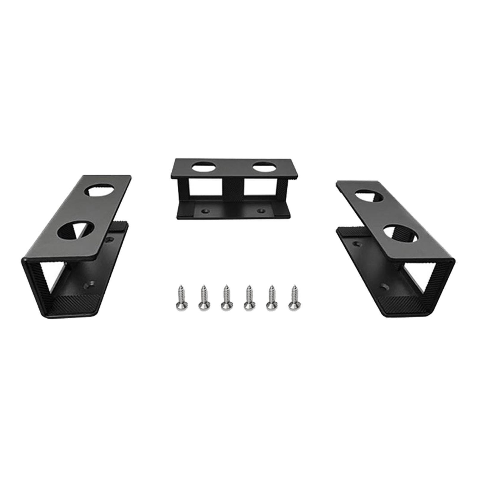 3x under Desk Laptop Mount Brackets Stand Set Heavy Duty Laptop Holder Mount