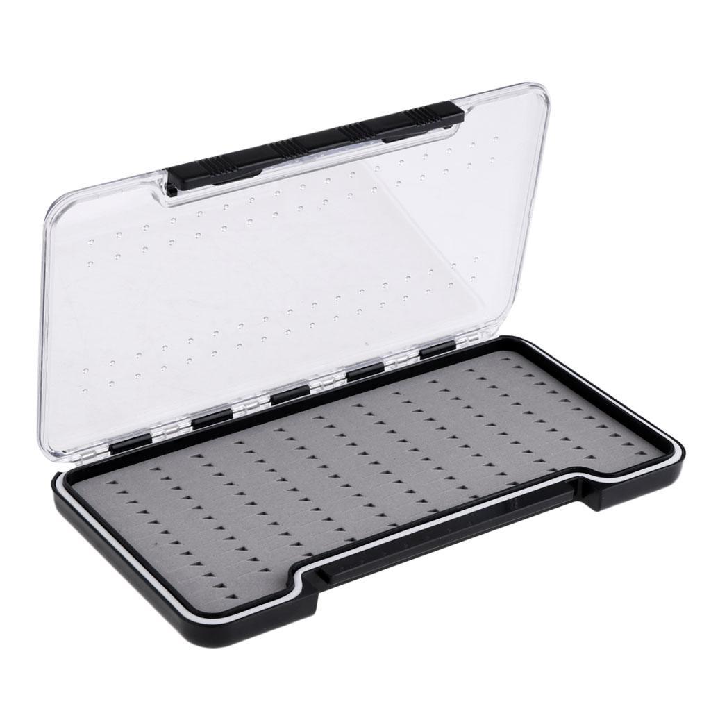 2pcs Fly Fishing Box Fishing Flies Storage Case