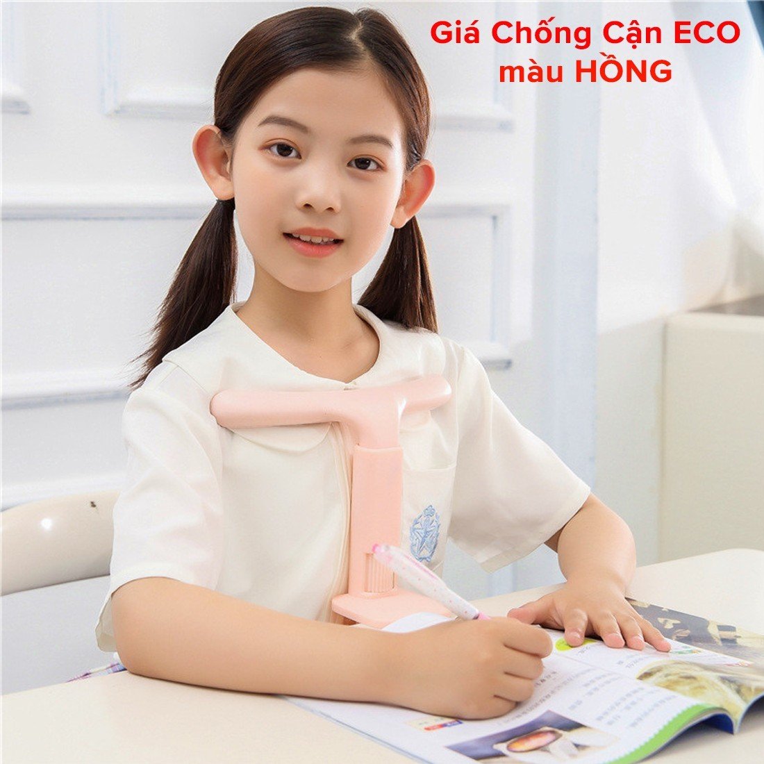 Giá đỡ chống cằm, chống cận thị, hạn chế gù lưng cho bé - Có nhiều nấc chiều cao để lựa chọn - Nhựa an toàn cho trẻ em - Hàng chính hãng dododios