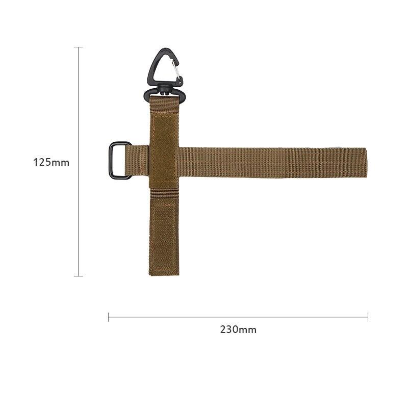 Multi-purpose Nylon Gloves Hook Work Gloves Safety Clip Outdoor Tactical Gloves Climbing Rope Anti-lost Camping Hanging Buck