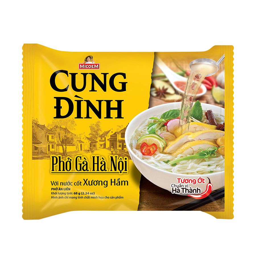 Thùng Phở Gà Hà Nội Micoem Cung Đình (30 Gói)