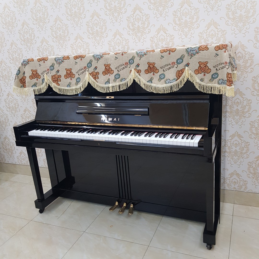 Khăn phủ đàn Piano họa tiết gấu