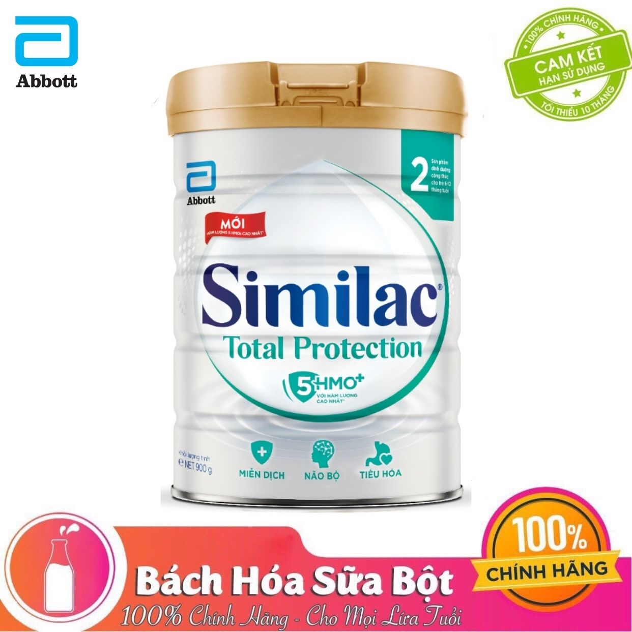 Sữa bột Abbott Similac Total Protection 2 (900g)