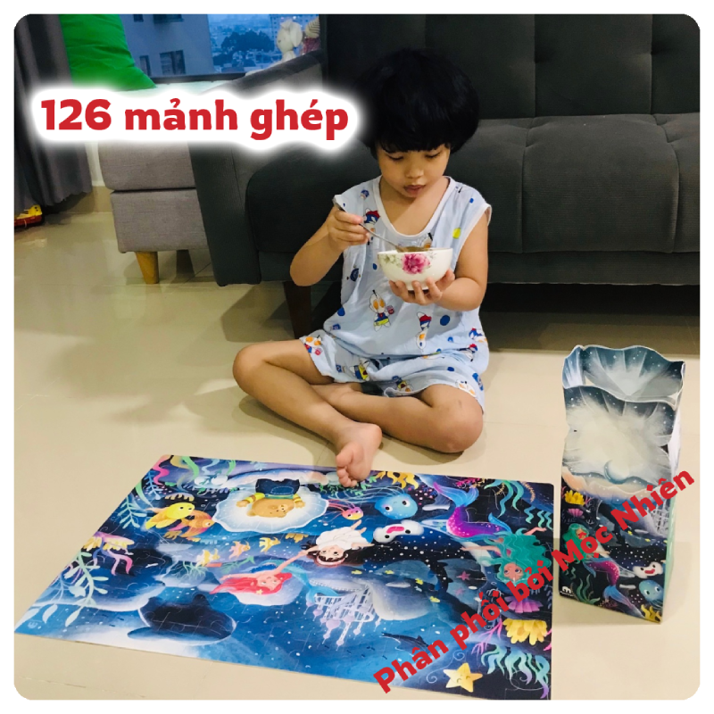 Đồ Chơi Xếp Hình Myndtoys Fantasy Puzzle - Nàng Tiên Cá Deep Deep Blue Dành Cho Bé Gái