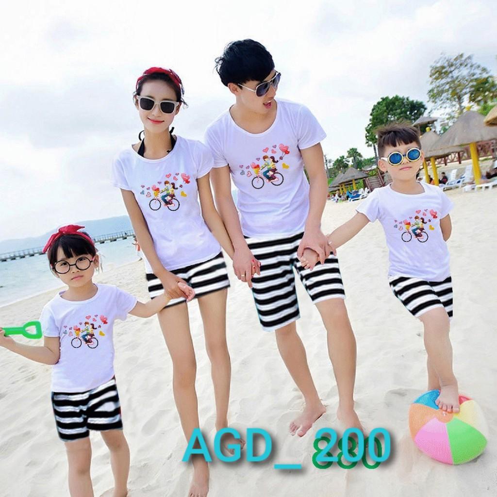 Áo gia đình mẫu đạp xe - MÃ AGD 200