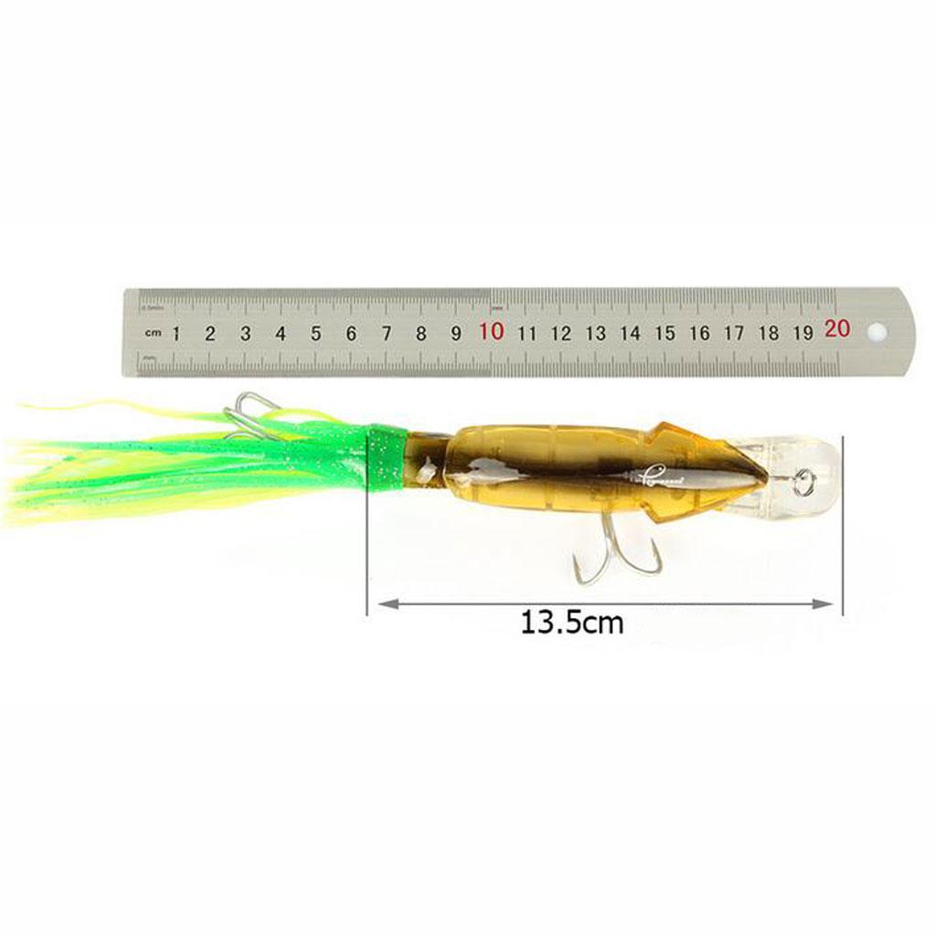 2Pc Squid Skirt Trolling Bait Hardbody Fishing Lure Tuna Marlin Kingfish Freshwater Saltwater Lure