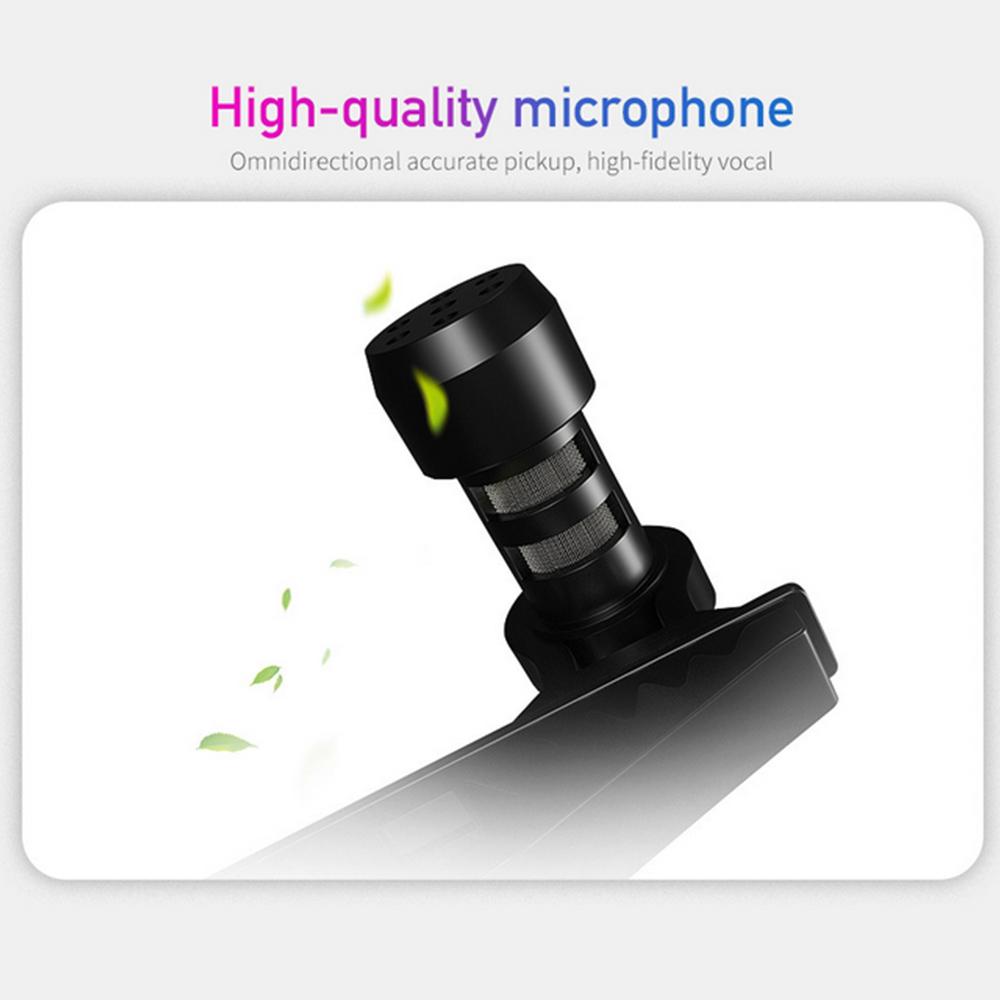 Bộ ngưng tụ Kẹp Mic nhỏ cho Ghi âm cuộc phỏng vấn video với phích cắm chuyển đổi Type-C - Màu đen - Có phích cắm chuyển đổi Type-C Lavalier Micrô