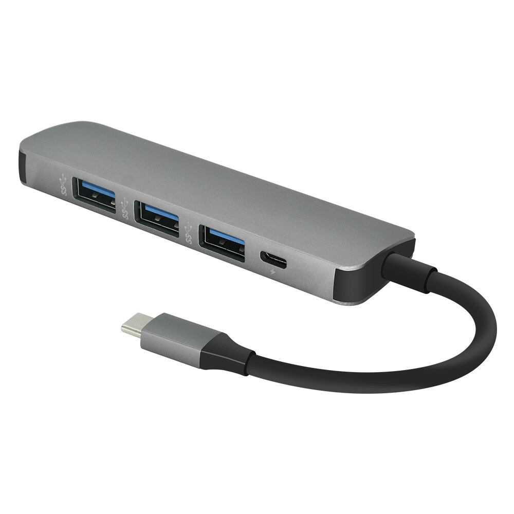 Hub-HBH-Bộ Chuyển Đổi Type-C Sang USB 3.0 HUB Ổ Cắm Dành Cho Macbook - Hàng Nhập Khẩu