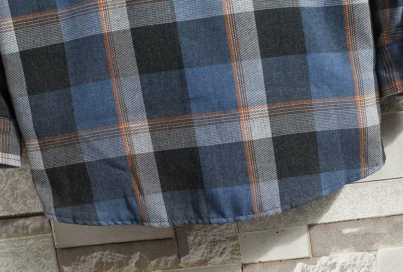 Áo Sơ Mi Tay Dài Form Rộng Họa Tiết Sọc Caro Phong Cách Công Sở Với 2 Màu