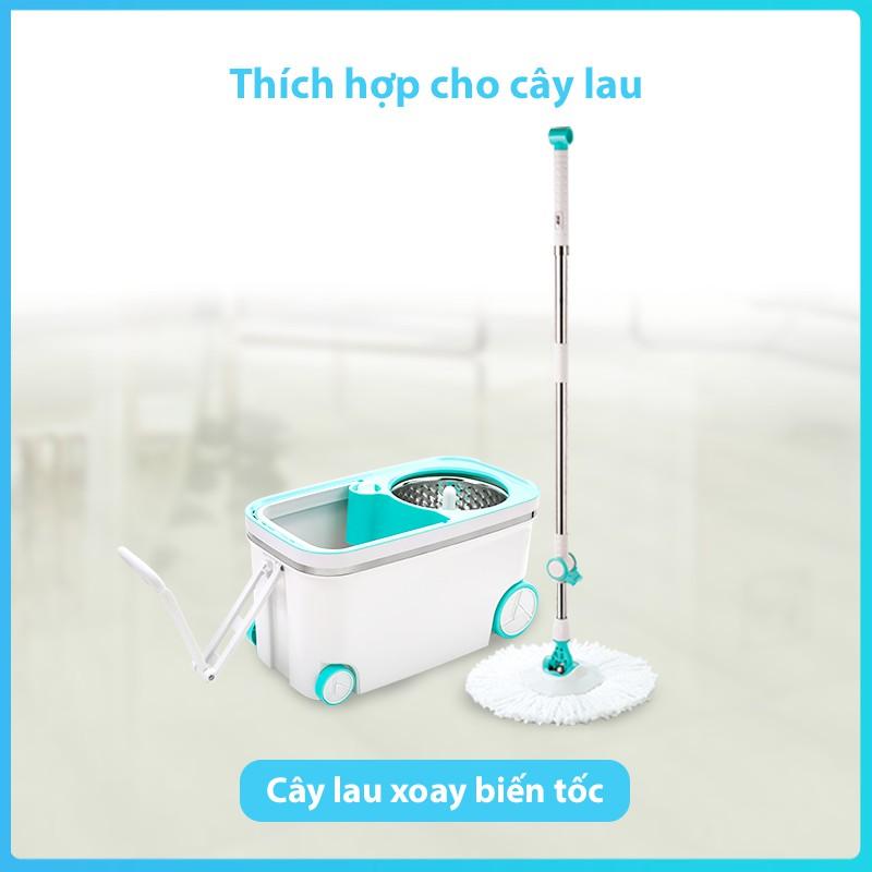 Bông Lau Thay Thế MyJae Dạng Tròn Dành Cho Cây Lau Nhà Xoay 360 Độ