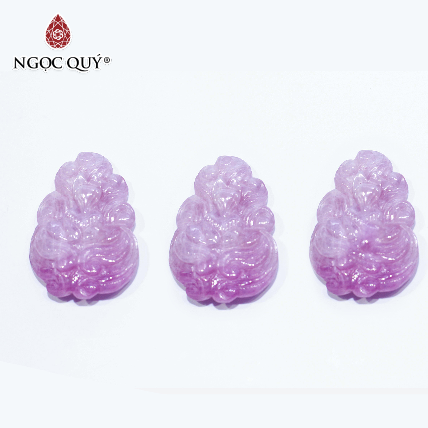 Mặt dây chuyền hồ ly 9 đuôi ruby mệnh hỏa, thổ - Ngọc Quý Gemstones