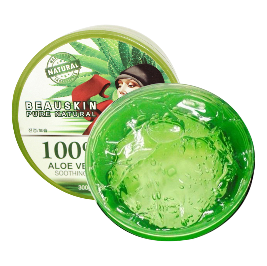 Gel Lô Hội Beauskin 100% Aloevera Soothing (300g)