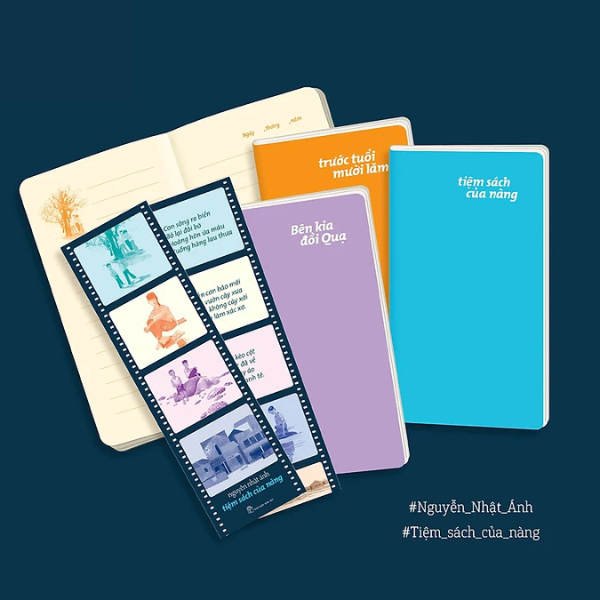 Tiệm Sách Của Nàng - Nguyễn Nhật Ánh - Bìa Mềm - Tặng Kèm Bookmark Photostrip + Sổ Tay Màu Ngẫu Nhiên