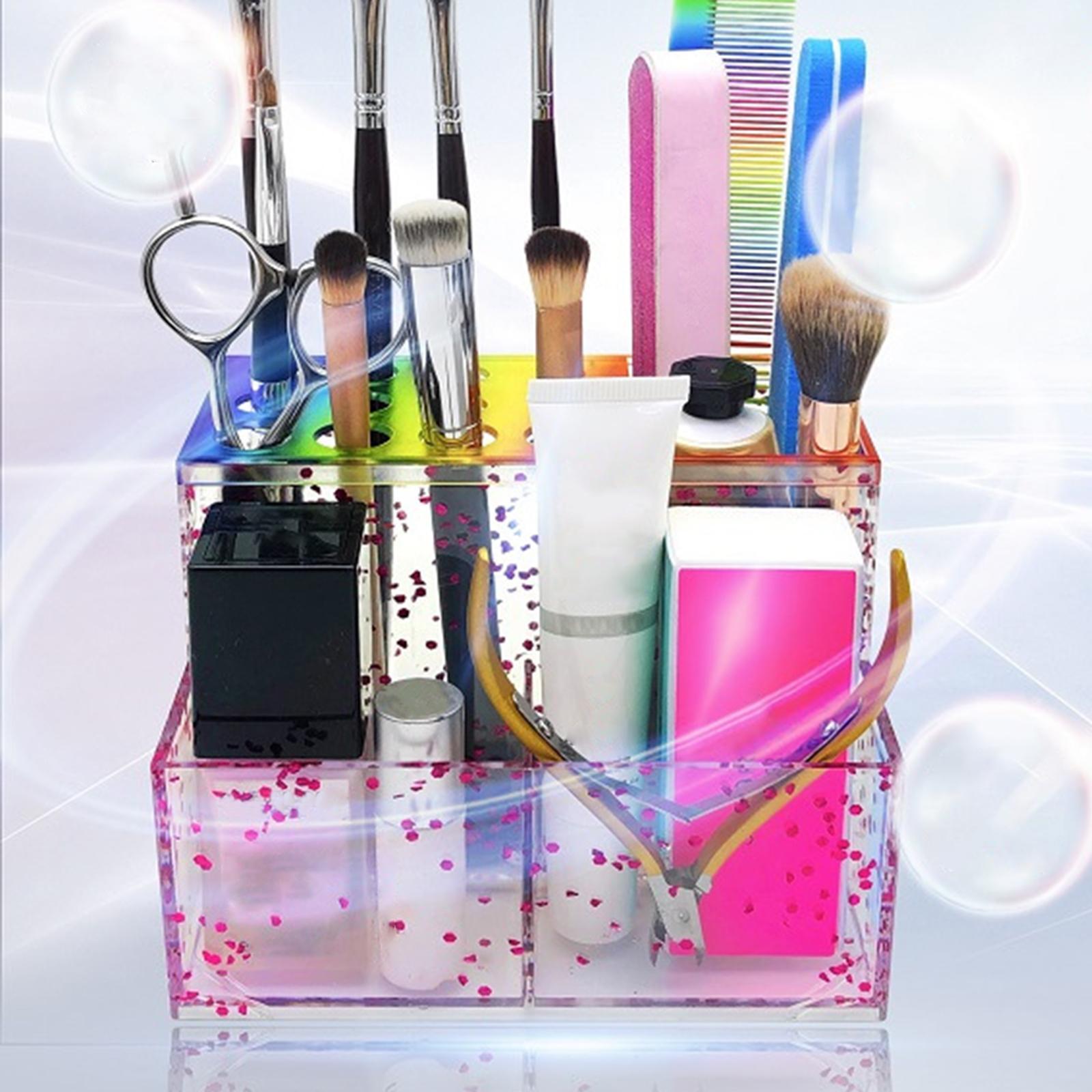 Hair Scissors Storage Box Stylist Scissor Rack for Cosmetic Styling Tool