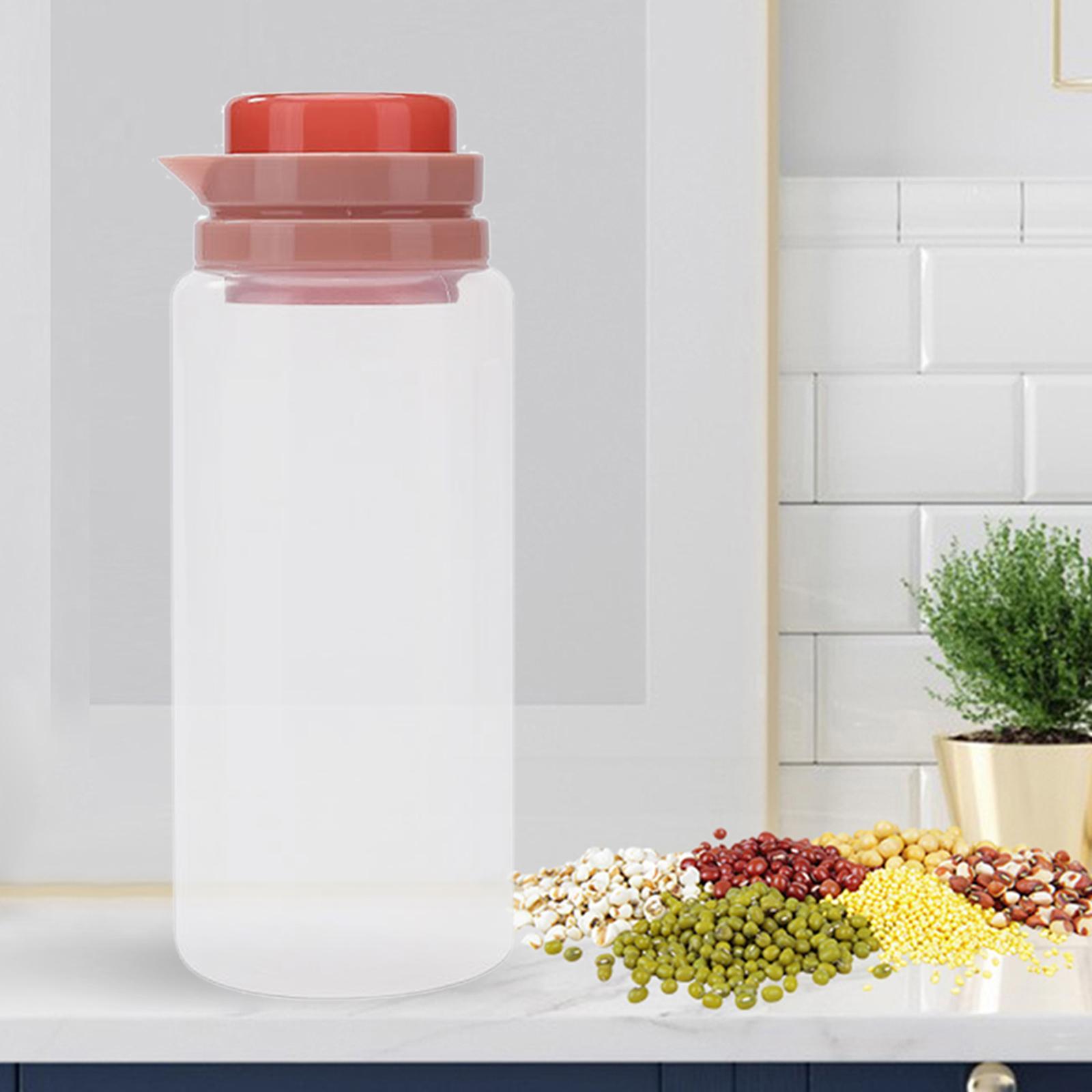 Airtight Food Storage Jars with Lids for Spaghetti Flour Sugar Coffee