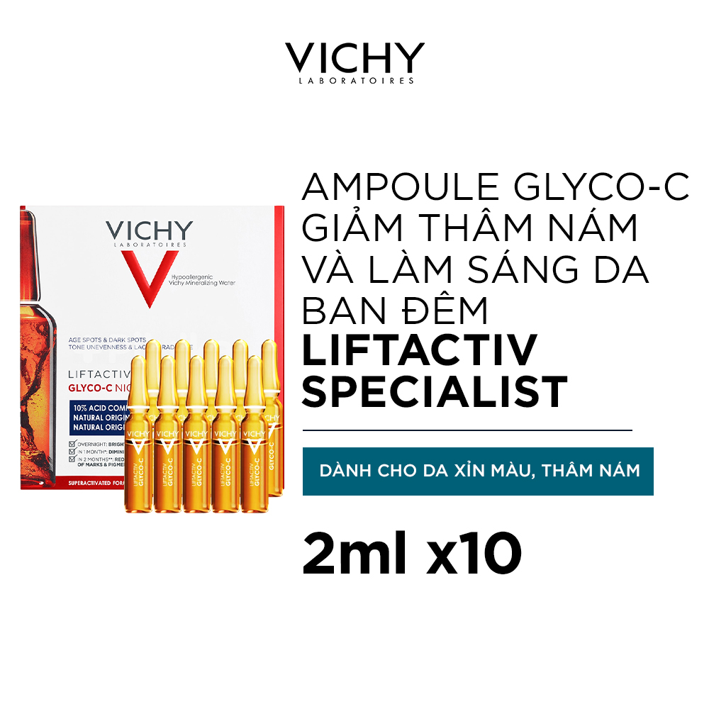 Dưỡng Chất Làm Sáng Da Ban Đêm Vichy Liftactiv Specialist Glyco-C