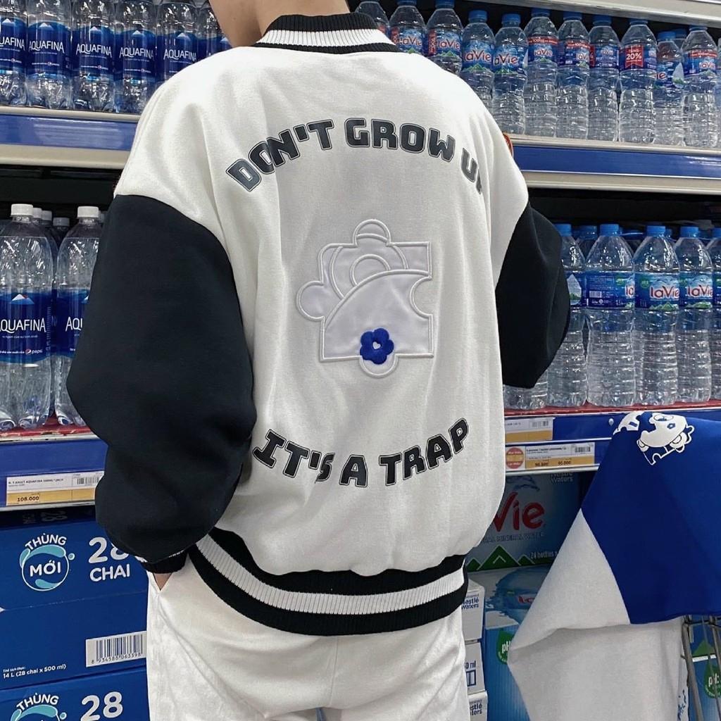 Áo Cardigan NAM NỮ Unisex, ÁO KHOÁC NỈ,ÁO HOODIE NỮ họa tiết in chữ DONT 26 phối nút chất nỉ dày dặn