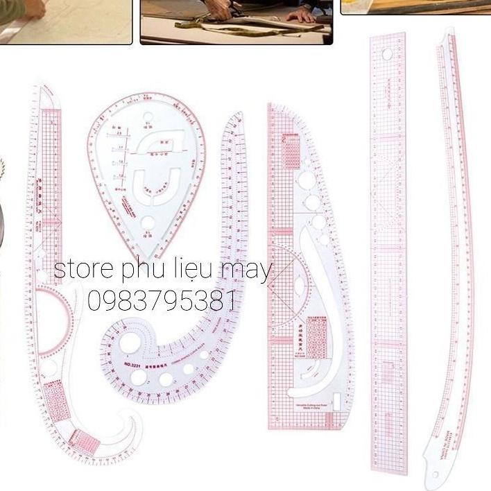 bộ thước dẻo 6 món