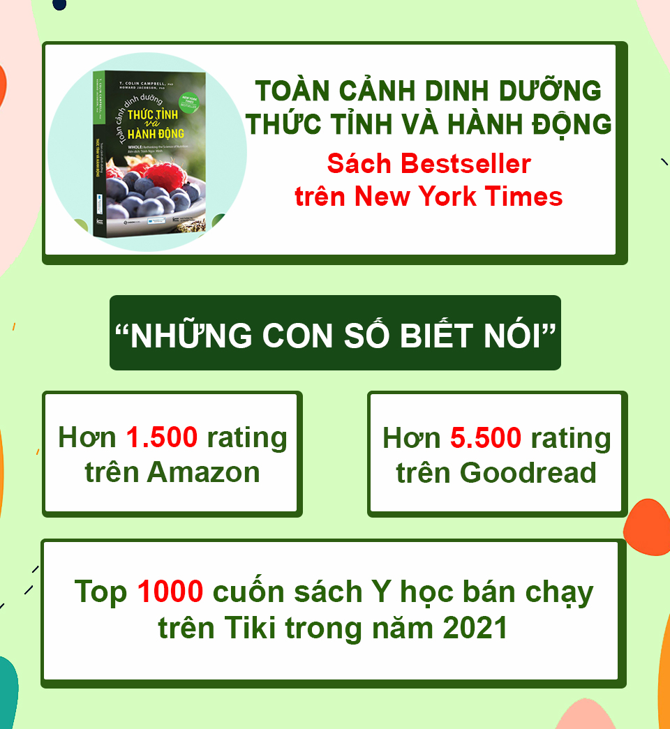 Combo 4 cuốn Bí mật dinh dưỡng (TB) + Toàn cảnh dinh dưỡng (TB) + Liệu trình dinh dưỡng + Động mạch vành