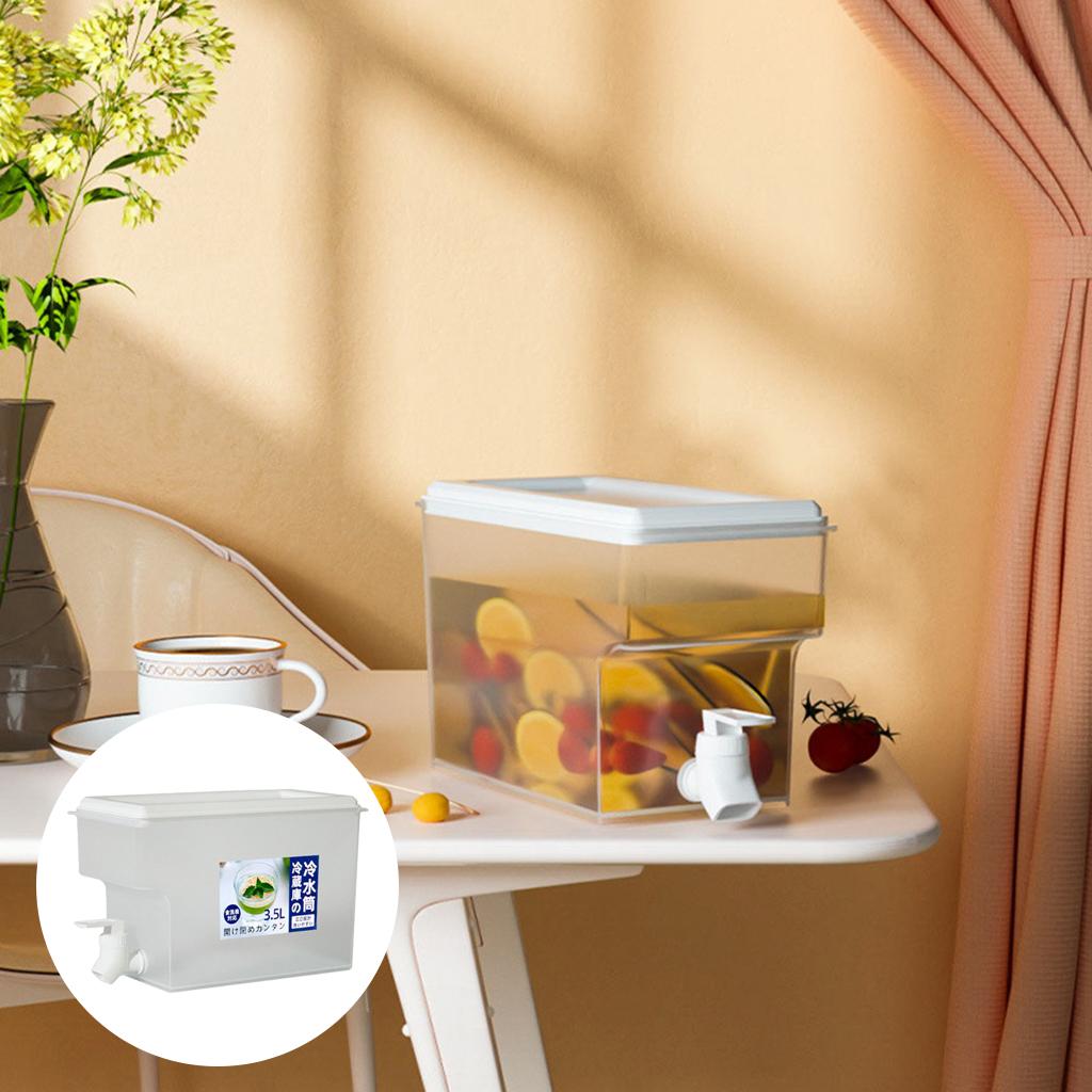 2X Refrigerator Lemonade Jug Summer Water Jug for Fruit Tea Pitcher Spill-Proof