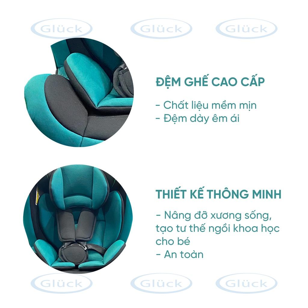 Ghế ngồi ô tô cho bé xoay 360 độ, ghế gắn xe hơi an toàn tiện dụng cho bé ISOFIX Gluck ZY-223 cho bé từ 0-12 tuổi